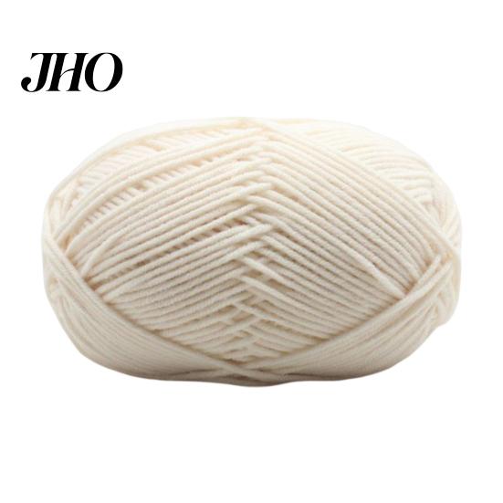 DIY Knitting Yarn Wool Line Professional Ultra Soft Needlework Milk Cotton Crochet Knitted 4Ply for Home