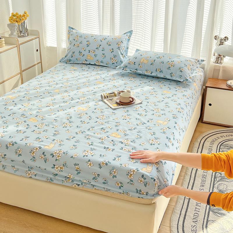 Foreign trade single product ins wind mattress three-piece set simple bedspread single piece Simmons mattress protective cover non-slip fixed