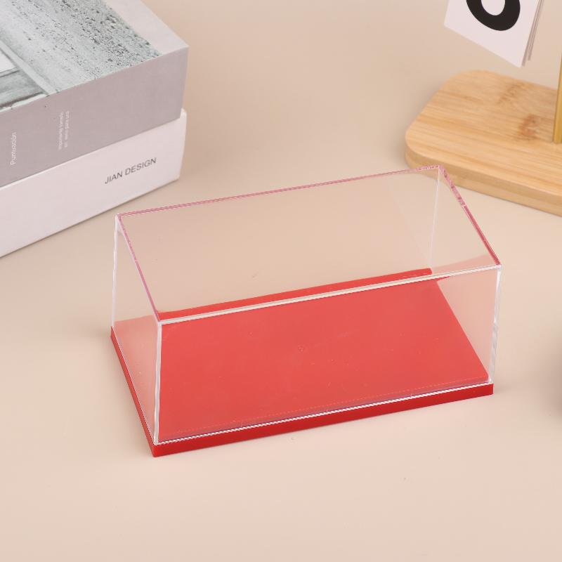 1Pcs 1/43 Diecast Model Car Transparent Display Box Acrylic Storage Box Practical DIY Dustproof Display Rack Toy