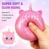 Cute Unicorn Bao Bun Squishy Soft Non Sticky Squeeze Fidget Sensory Anxiety Relief Aesthetic Room Desk Decor Ornament Gift