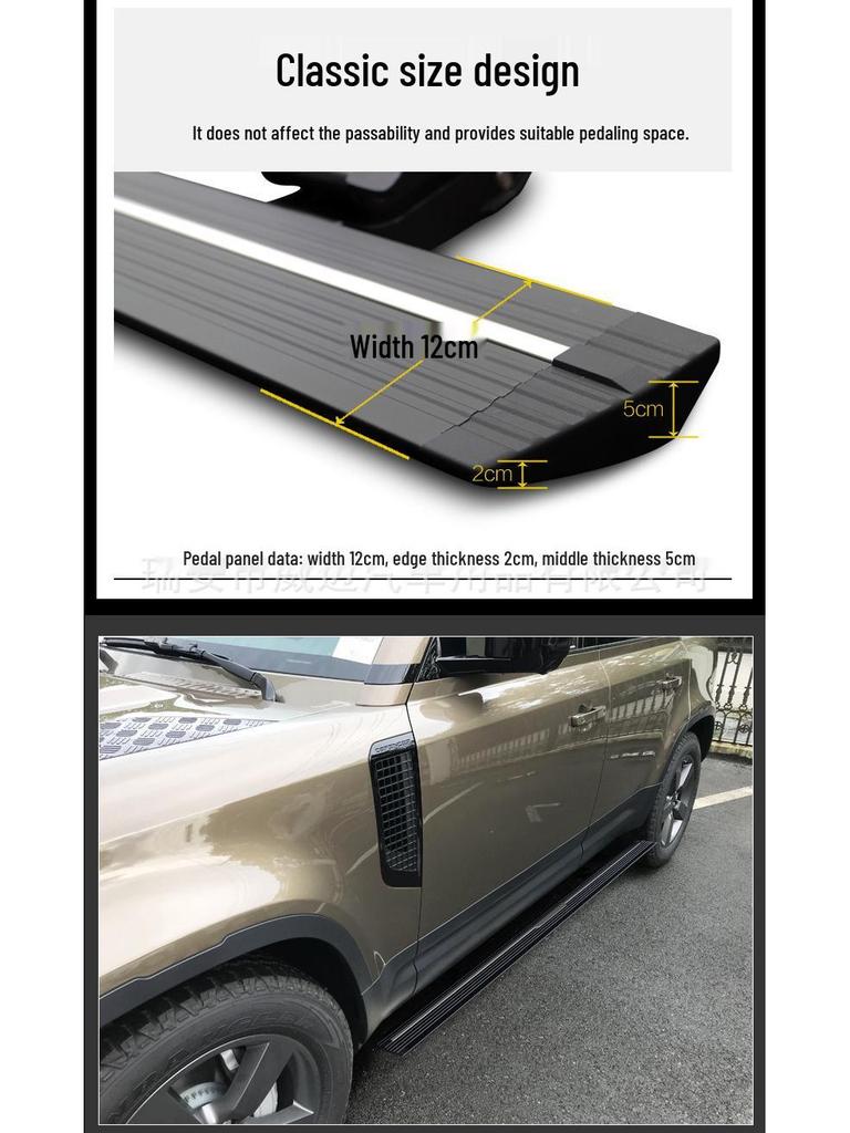 Electric Welcome Step for New Land Rover Defender: Self-Extending Outer Pedal with Original Style
