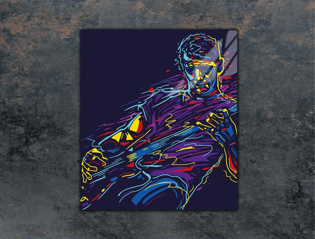 GLASS CUTTING BOARD 45x52 Music