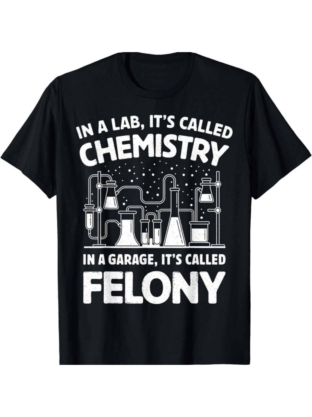 

Funny Chemistry-Themed T-Shirt for Men & Women - Soft Cotton, Casual Fit, P 5XL різнокольоровий