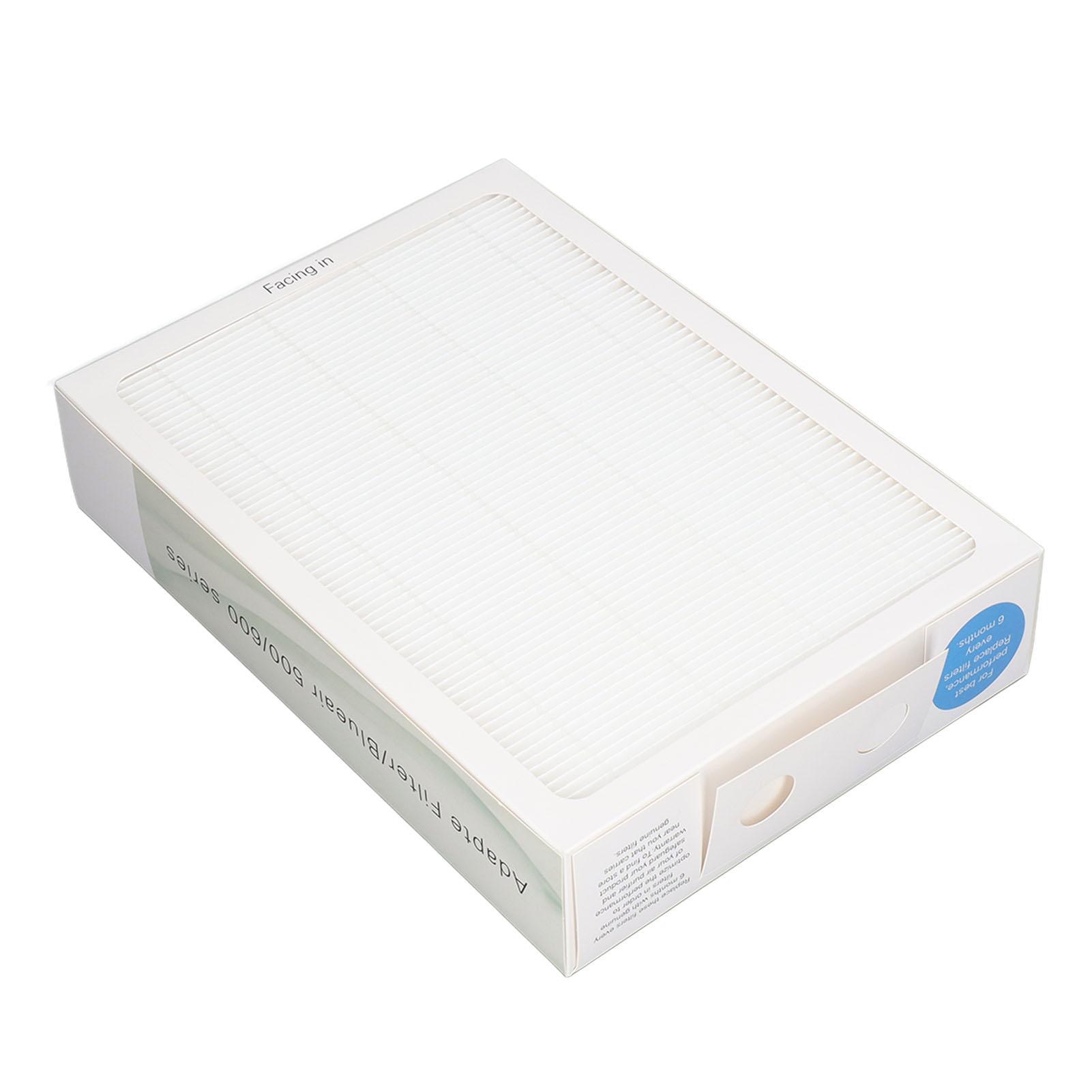 3 Pcs Air Purifier Filter Efficient Powerful Disposable Particle Filter Replacement for Blueair 500 600 Series HEPA+cotton
