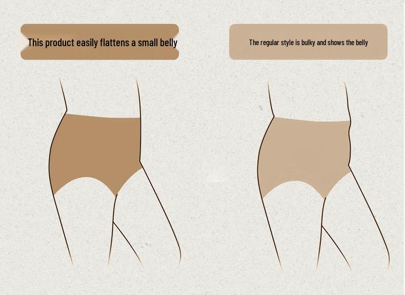 Embossed Jacquard High-Waist Sculpting Underwear: Butt-Lifting, Tummy-Control, Seamless, Breathable, Antibacterial for Women