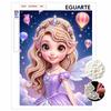 Pearl Art Painting Home Wall Decor Fairy Princess Hot Air Balloon Art Crafts Handmade DIY Adult Gift Creative Home Decor Frameless