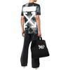 OFF WHITE Maglietta a Maniche Corte Ska Tie Dye con Freccia OMAA027F22JER0190701