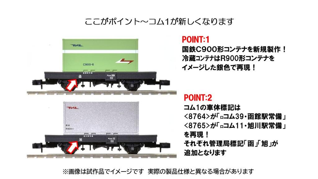 TOMIX N gauge JNR freight Com 1 with 20ft refrigerated model railway freight car 8765 car, type, container,