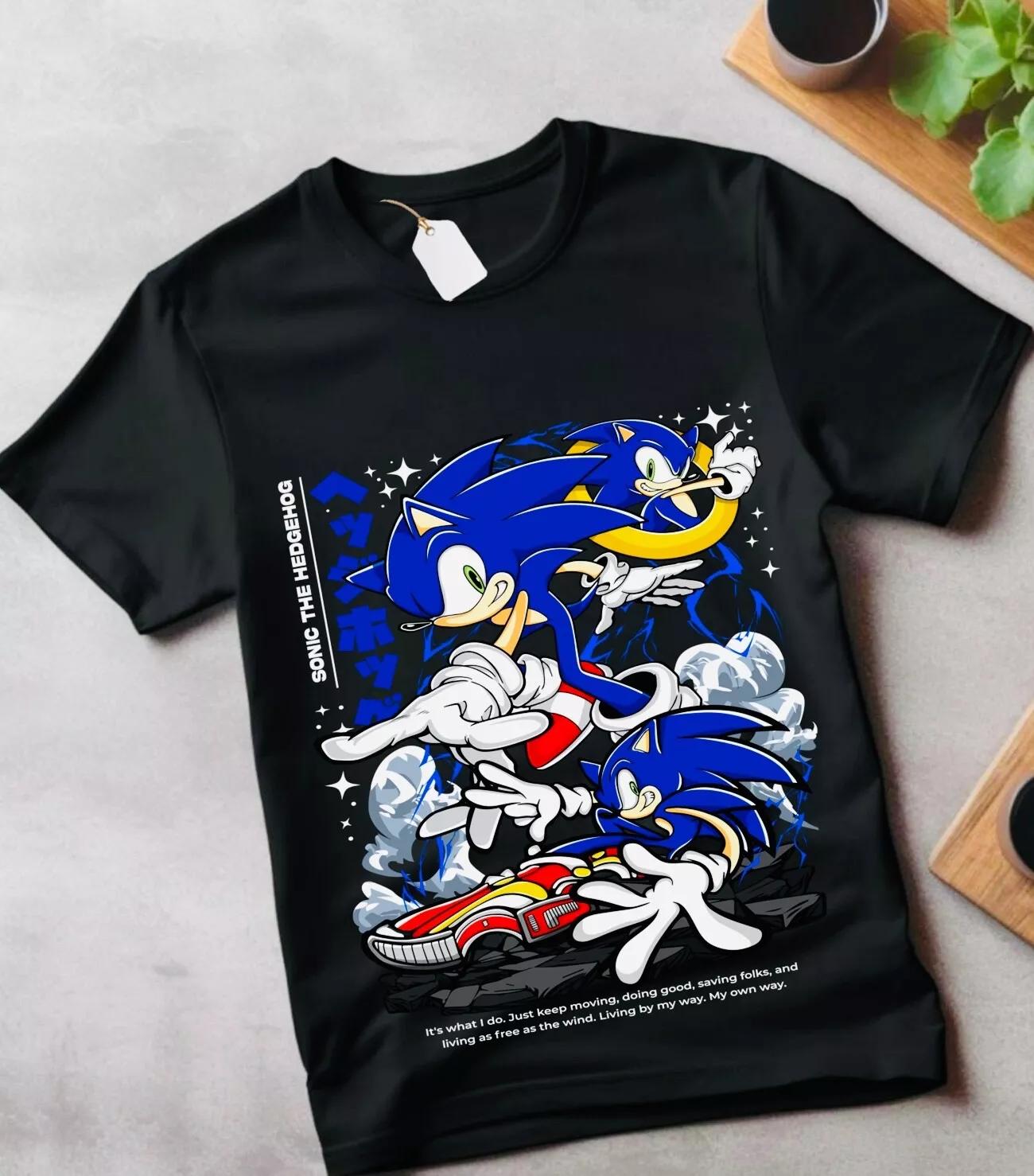 Heroes Tee Sonic T-Shirt Heroes Vintage Tee Shadow The Hedgehog T-Shirt gift L