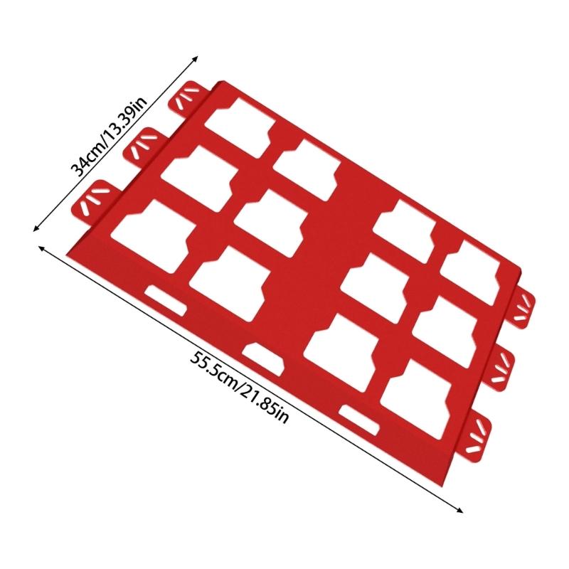 Mounting Plate for Packouts, 100Lbs, Metal with Powder Coat, for Tool Storage and Organization System Full Plate