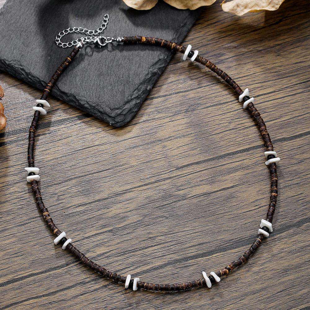 Bohemian Ethnic Beaded Choker: Irregular Vintage European & American Fashion Necklace