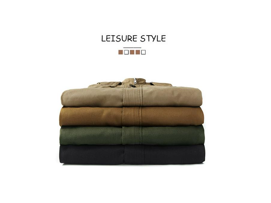 Men's Autumn/Winter 2023 Casual Plus Size Mid-Length Thin Trench Coat