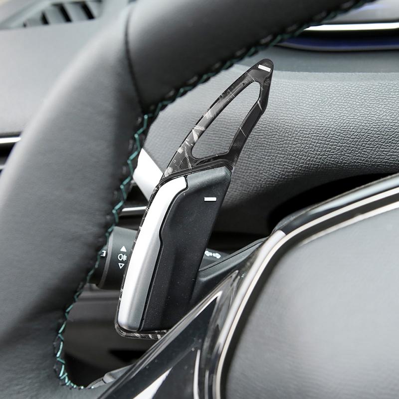 For Peugeot Shift Paddle 3008 2008 5008 508 308 208 GT SW Carbon Fiber Pattern Car Steering Wheel DSG Extender Shifter Paddles