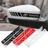 2 stk Bil Bakspeil Sidestripe Merke 3D Klistremerke Bilstyling For Toyota Chr Corolla Yaris Rav4 E150 E120 Land Cruiser 200