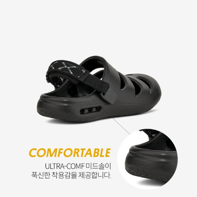 Teva Kids Clog Slipper Apreaqua Ct Stvt261010c Blk
