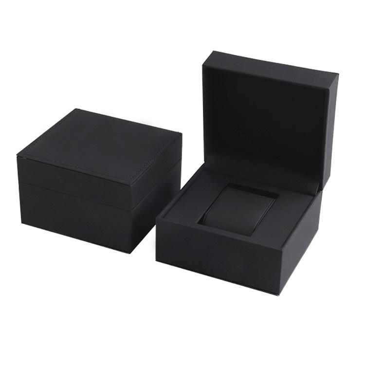 Pu Leather Clamshell Watch Box Watch Gift Box Watch Box Kuaishou Box Suitable For Gift Square
