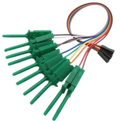 10PIN Hook Clip Line Kit High Efficiency Logic Analyzer Cable Gripper Probe Test