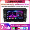 7 Inch HD Touch Screen Universal Car Radio Wireless CarPlay Android Auto For VW/Seat/Skoda/Passat/Golf/Polo FM BT EQ Head Unit