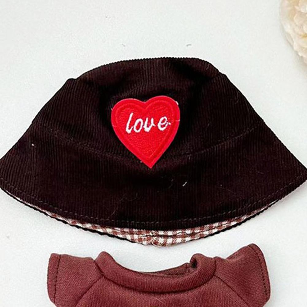 Doll Hat for 17cm Labubu Color Match Hat Kawaii Cute Doll Accessories Kids Girls Toys