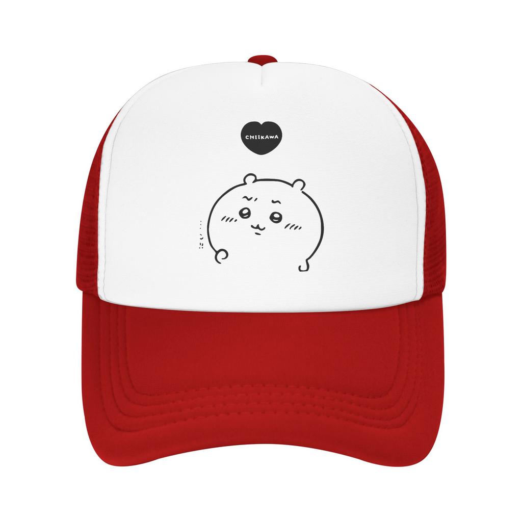 Chiikawas Heart Cute Bear Cat Trucker Cap Adult Hat Trucker Hat Trucker Cap Adjustable Snapback Caps Mesh Baseball Cap Summer