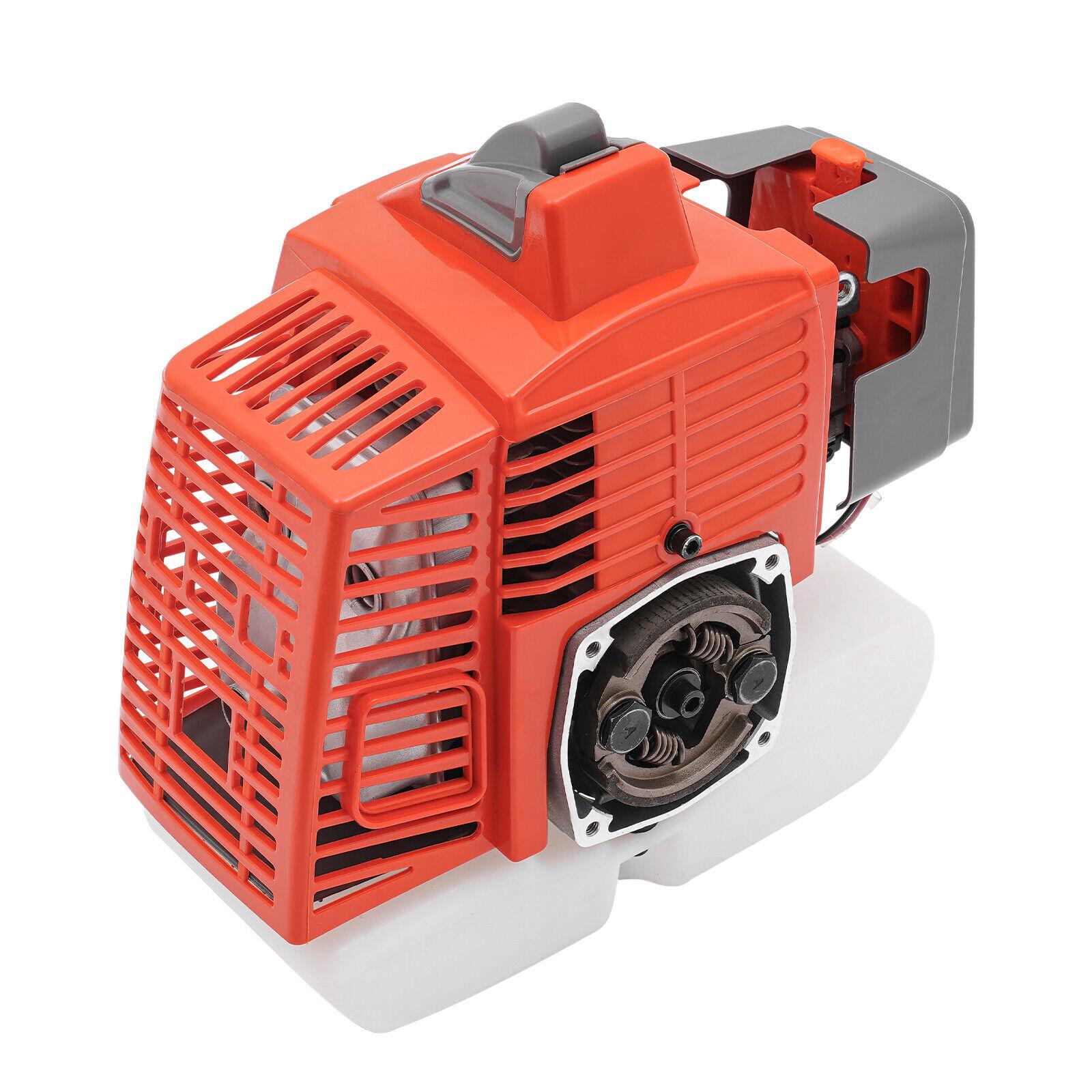 2-Stroke Gasoline Engine 63.3cc Single-cylinder Air-cooled Gasoline Engine 2200W красный