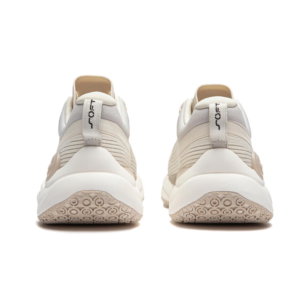 Li Ning Soft Cool Dämpfung Strapazierfähig Atmungsaktiv Dicke Sohle Dad Shoes Leicht Bequem Low Top Freizeitschuhe Damen Sneaker AGLU022-2