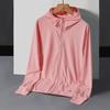 Ice silk sunscreen clothing for men's new men's summer UV protection breathable thin jacket outdoor fishing sunscreen clothing