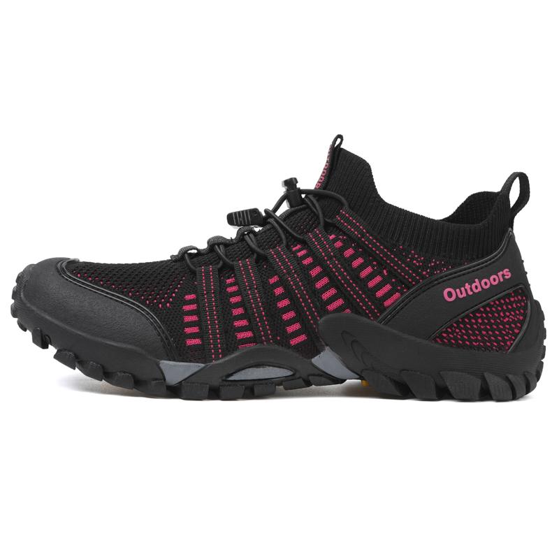 Fashion Pure Stream Shoes Outdoor Casual Climbing Hiking Fishing Shoes Wading Water Camping Thick Sole Mesh Breathable Wading Men Women