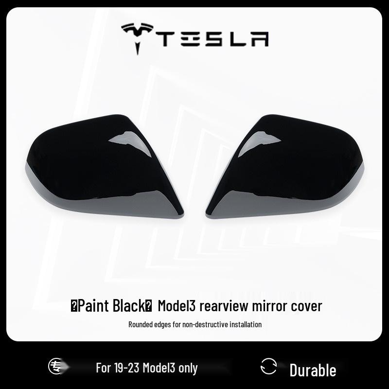 Tesla Model Y/3 Rückspiegel Carbonfaser Abdeckung Set