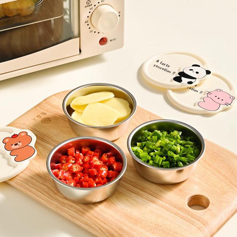 Leak-Proof Seasoning Box Portable 304 Stainless Steel With Sealed Lid Condiment Containers 170Ml Sauce Cup Small Storage Box