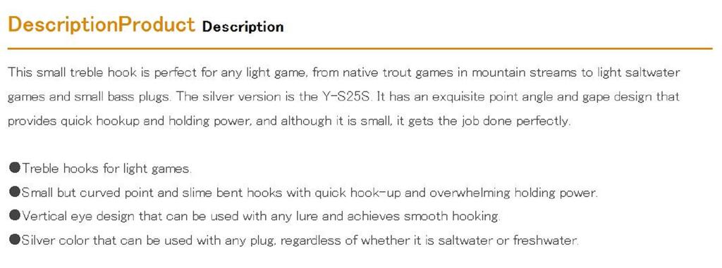 Decoy Y-S25S Drillingshaken Light Game SW Drillingshaken Größe 16 (8155)