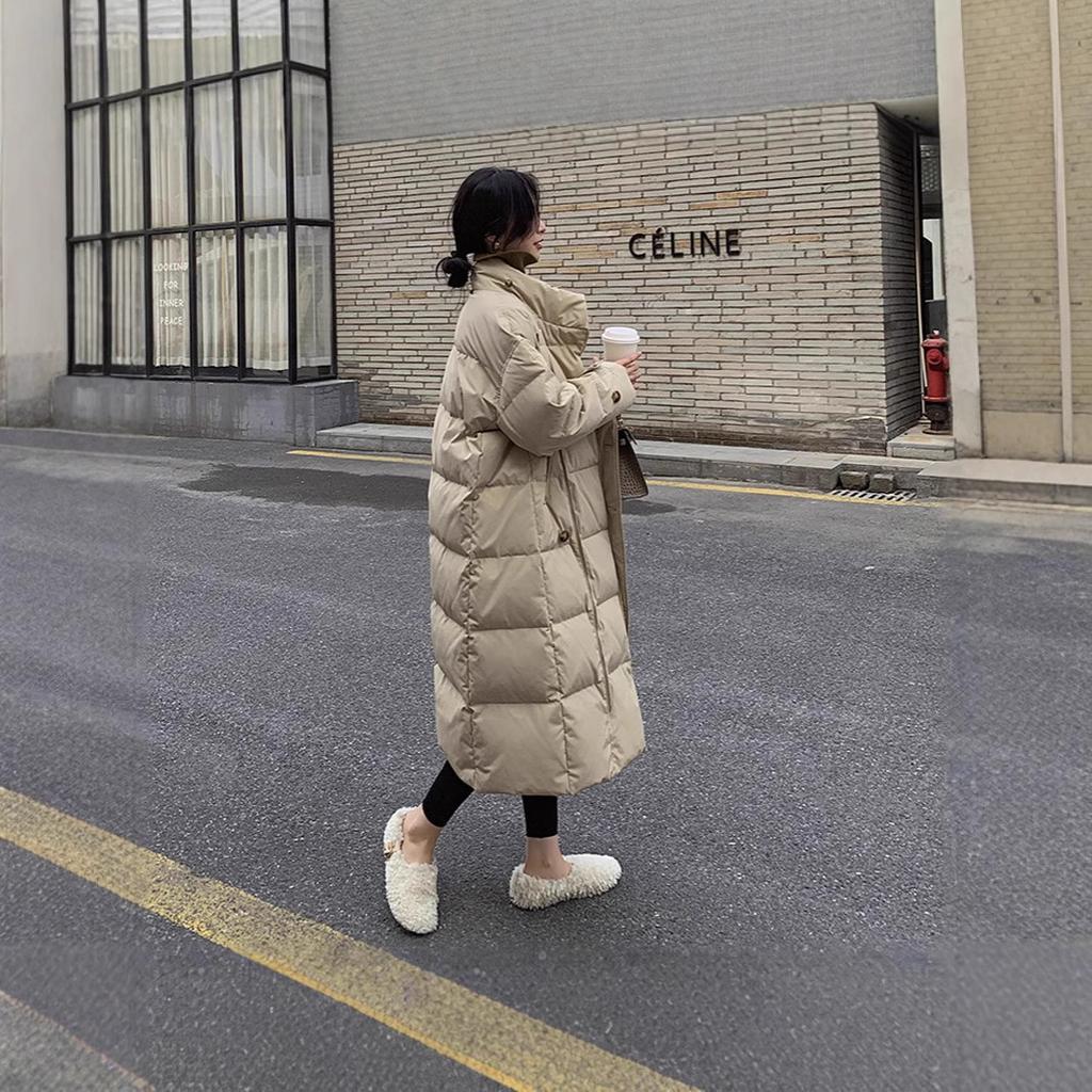 Women's winter new down cotton-padded jacket long loose design thickened cotton-padded jacket