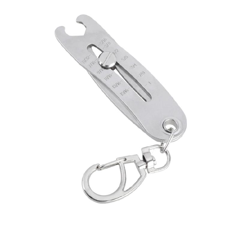 Portable Precise Thread Size Checker Keychain Precise Bolt Size Finders Keychain Thread Size Bolt Size Finders Keychain