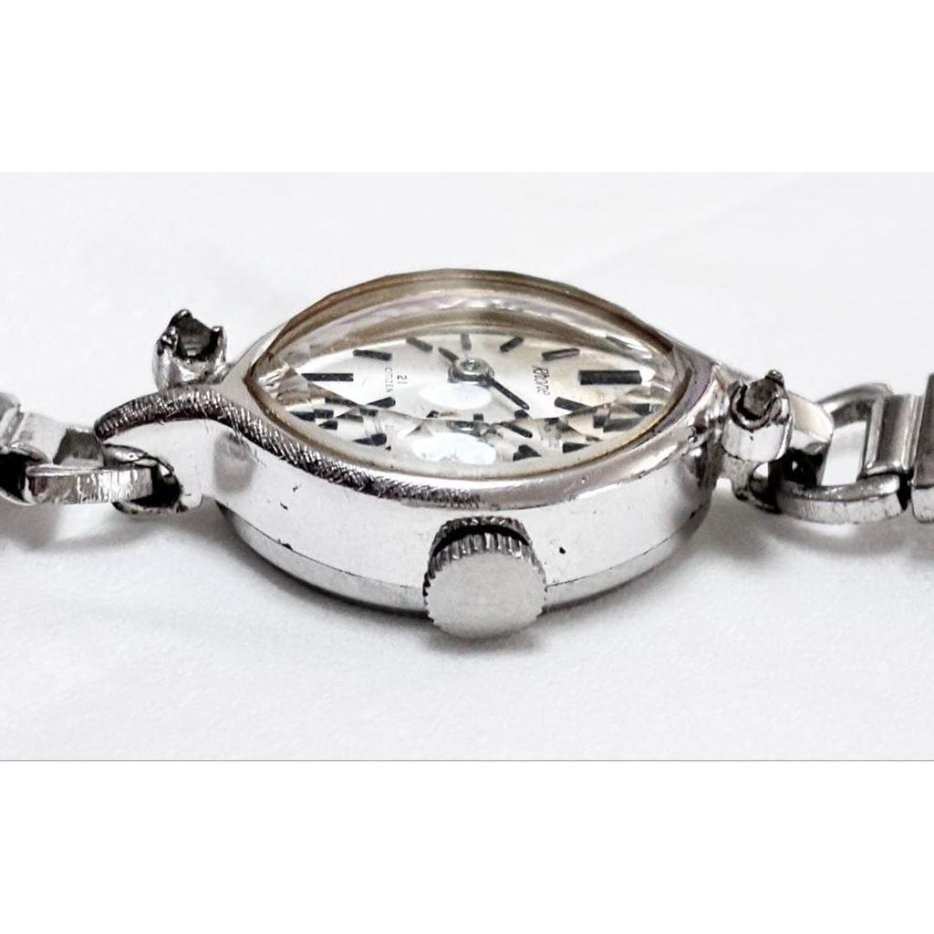 Used CITIZEN Rhone 21 Jewels Manual Wind Ladies Watch, Not Working