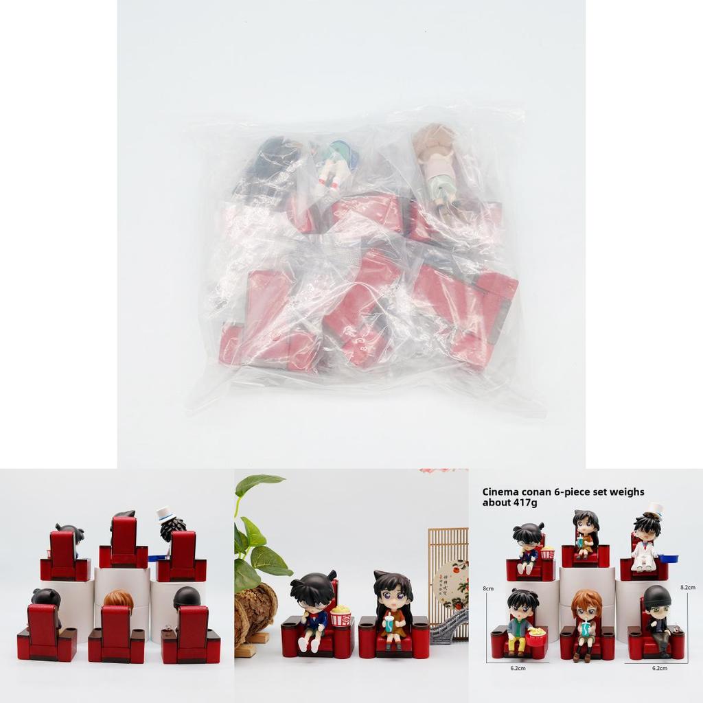 Detective Conan Rachel Moore Anita Hailey Kuroba Kaito Movie Theater Figurines For Office Desk