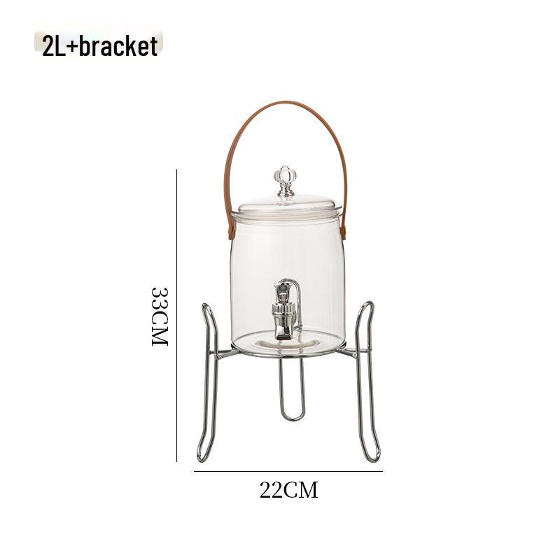 Large Capacity Beverage Dispenser with Faucet for Tea, Juice, or Soda - New Spring Product.