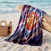 Manchester United Baskılı Mikrofiber Plaj Havlusu Hızlı Kuruyan Emici Büyük Havlu Plaj Yüzme Seyahat İçin
