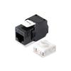 Adaptateur RJ-45 LSA - EQUIP - 769226 - Connecteur plaqué or - Cordon de raccordement - Noir