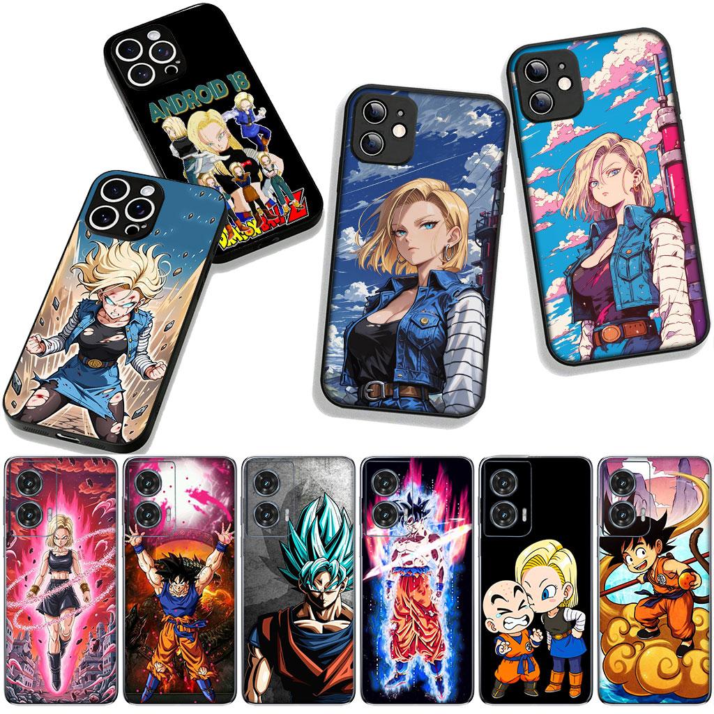Gokus Dragons Android 18 Balls Z Cover for Xiaomi Poco F7 F6 F8 Ultra F5 X7 X6 X5 X3 NFC M7 M6 Pro C85 C75 C65 C71 C61 Case