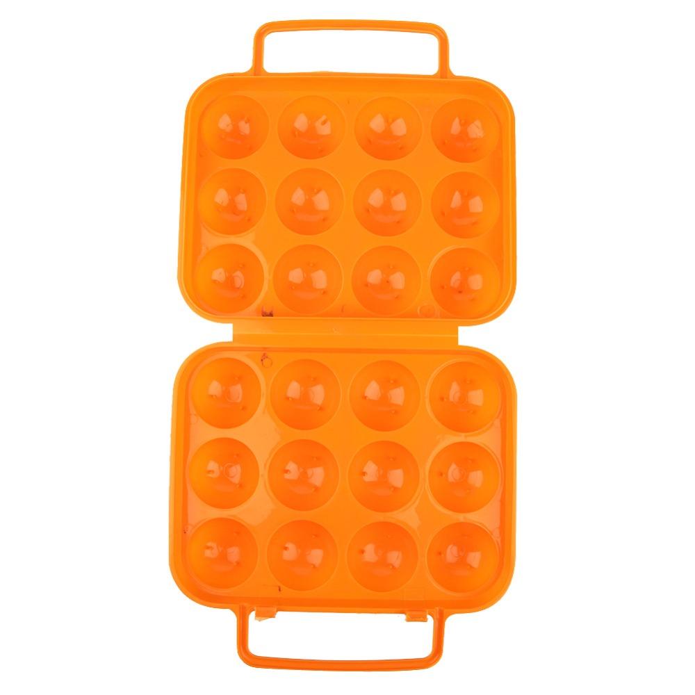 Compact Egg Tray With Handle Eggs Container Household Storage Eggs Organizer  Kitchen Use