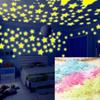 100pcs Romantic Noctilucent Star Shape Sticker Festivel Fluorescent Stickers 3d Wall Decoration