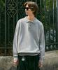 Minimal Project Half Button Collar Knit Mnt105 / 2 Colors