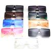 Oversized Shades Women Sunglasses Black Fashion Square Glasses Big Frame Vintage Retro Glasses Female  Oculos Feminino