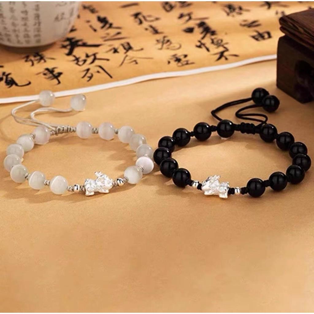 Elegant Geometric Alloy Pi Xiu Bracelet For Couples Perfect Gift Summer