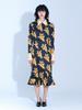 Vegan Tiger Multicolor Print Mermaid Dress