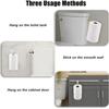 Wall Mounted Toilet Roll Paper Holder Extended Paper Towel Organizer  For 3 Roll Tissue