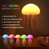 Jellyfish Lamp Voice Control Jellyfish Night Light Rechargeable Jellyfish Bedside Lamp Jellyfish Desk Lamp for Home Office Decor