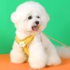 Harness Leash Set Reflective Strap Night Safe Pet Dog Vest Flower Decoration Adjustable