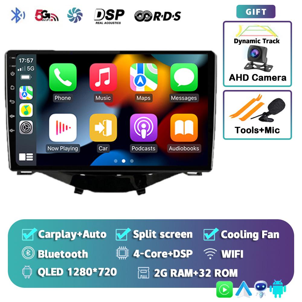 

Android 14 Carplay Auto Car Radio For Toyota Aygo Peugeot 108 Citroen C1 2016-2020 Multimedia Video Player GPS Autoradio Stereo