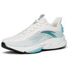 Comfortable Cushioning Slip Resistant Abrasion Resistant Breathable Low Top Running Shoes Men's White Blue 112225587-2